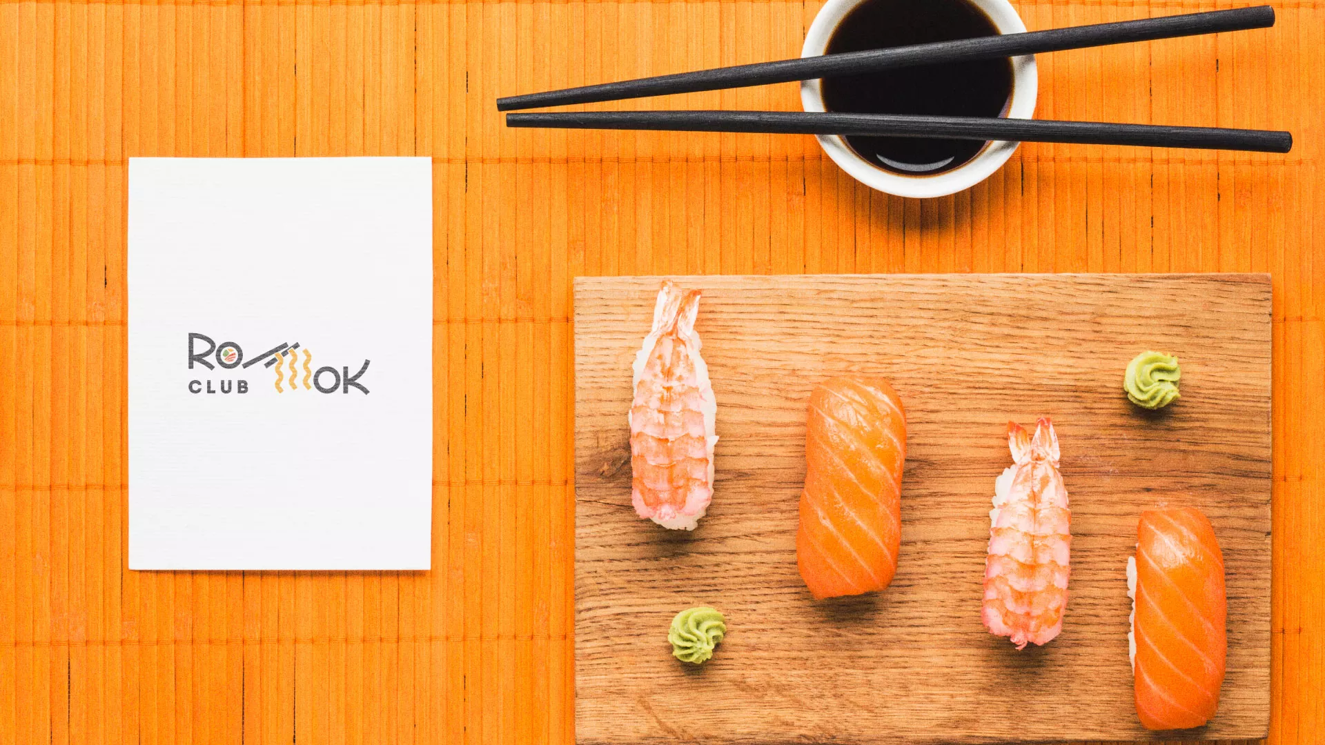 Создание логотипа суши-бара «Roll Wok Club» в Верхнем Тагиле
