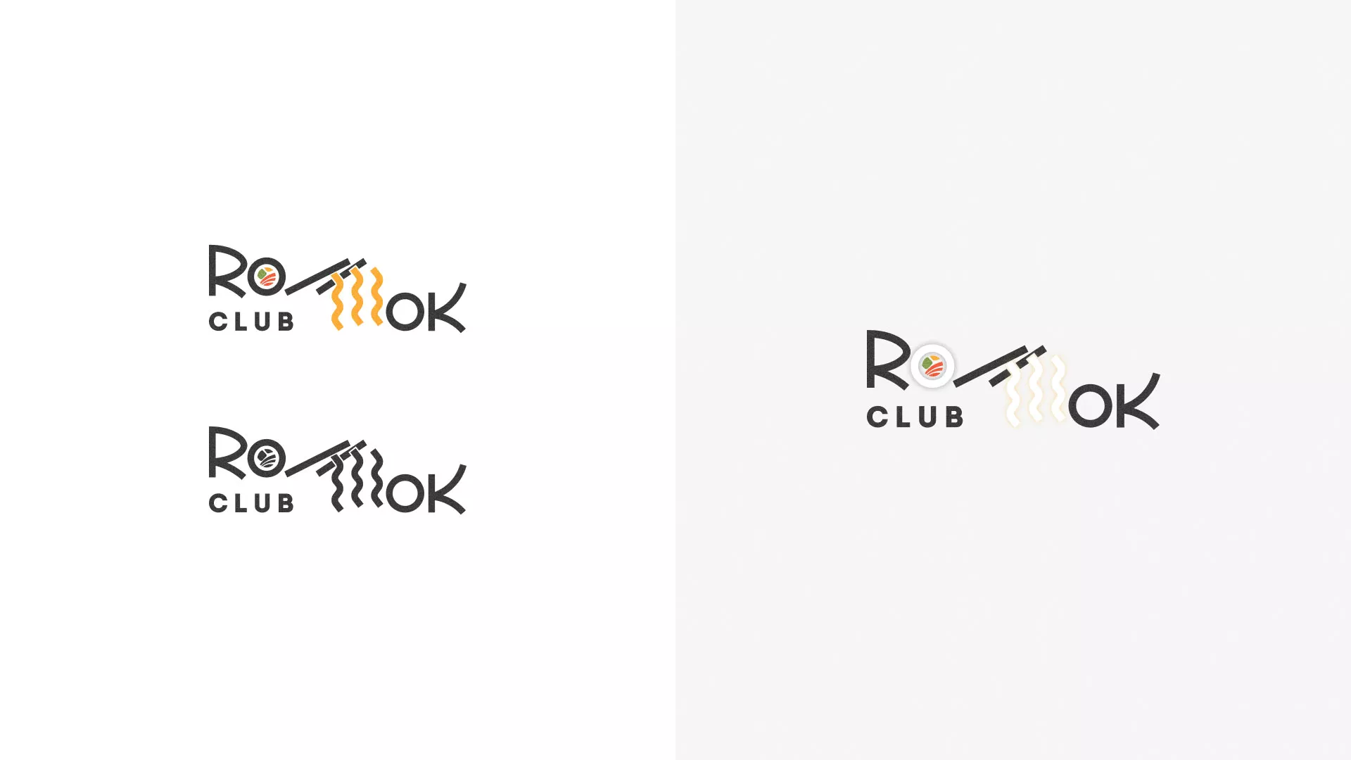 Создание логотипа суши-бара «Roll Wok Club» в Верхнем Тагиле